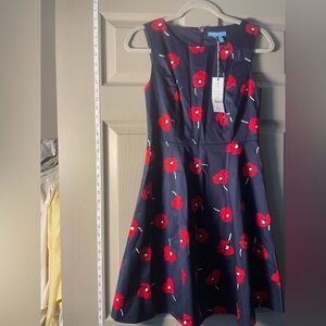 Draper James Poppy Print A-Line Mini Dress